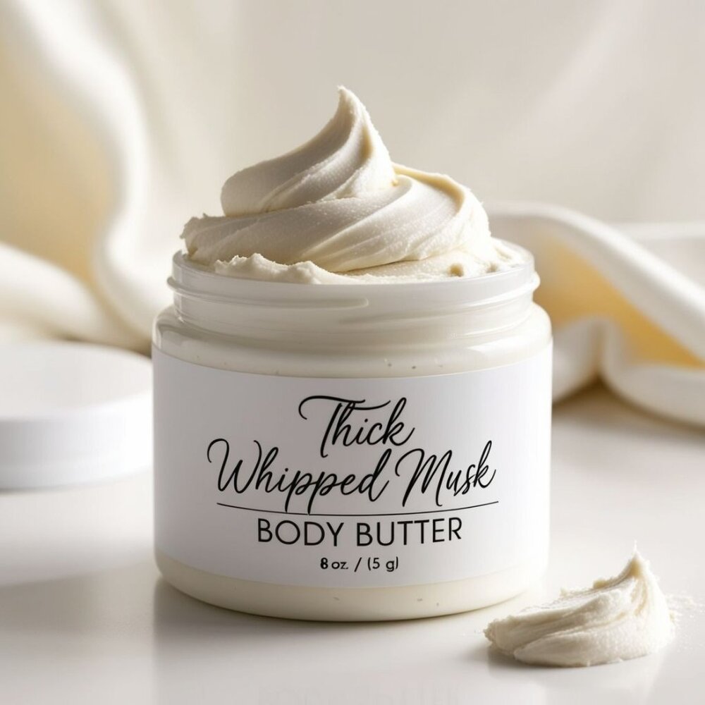 Thick Whip Musk Body Butter for Men: Unleash Your Primitive Charm (2oz)